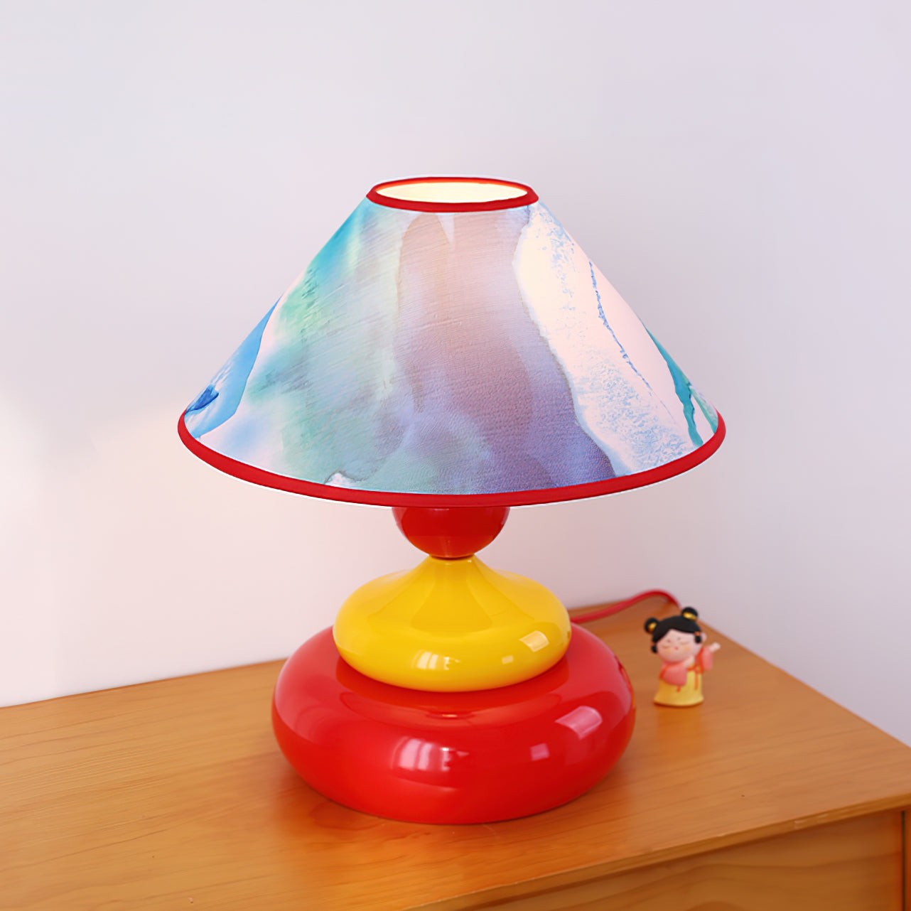 Retro Decorative Colorful Stacked Table Lamp K570