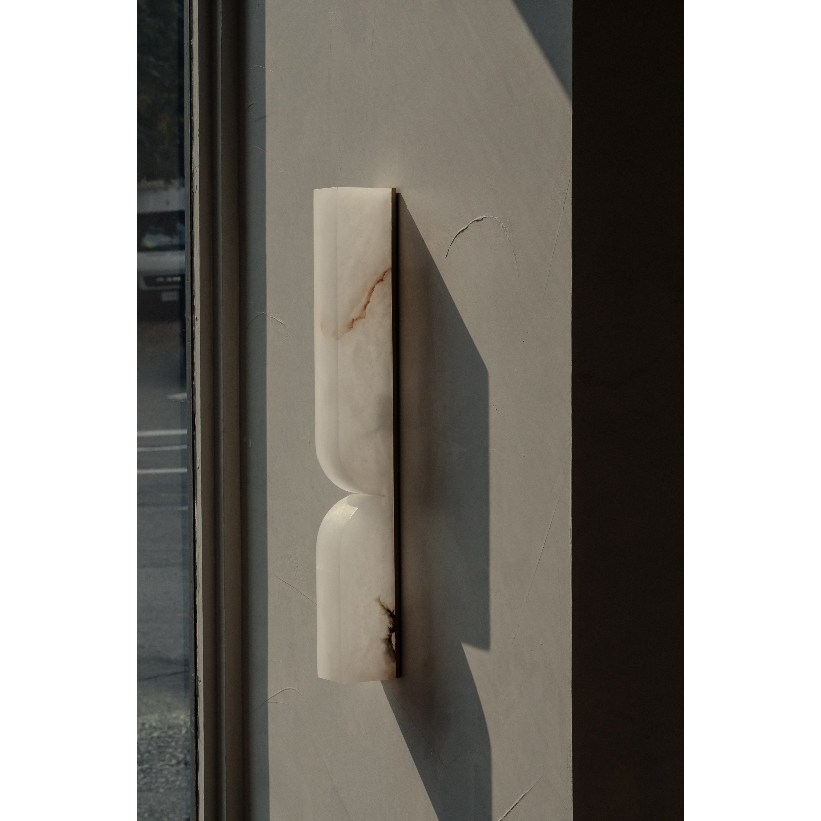 Rectangular Alabaster Wall Lamp D639
