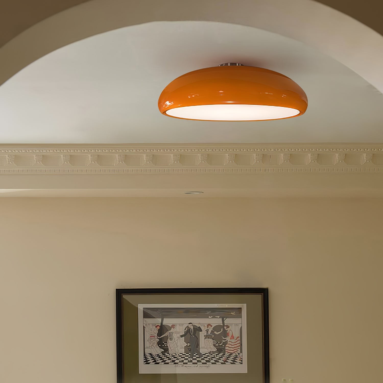 Space Orange Ceiling Lamp K571
