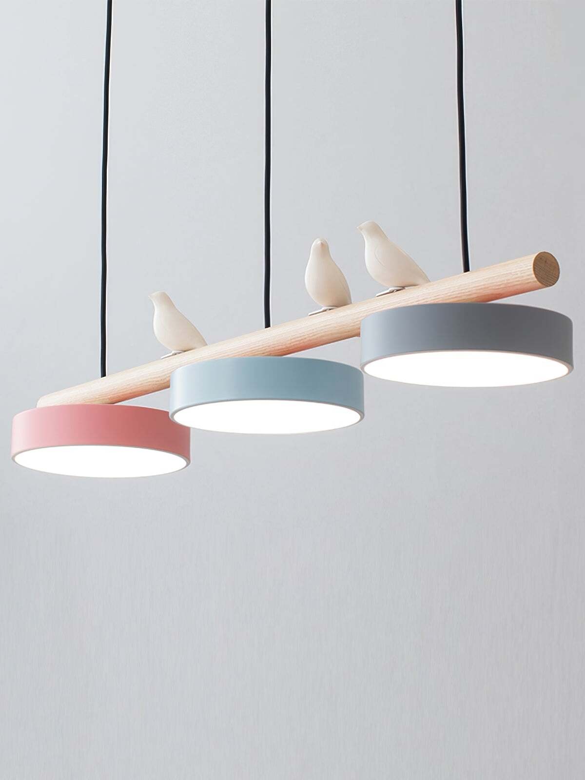 Creative Branch Bird Shaped Pendant Lamp K873