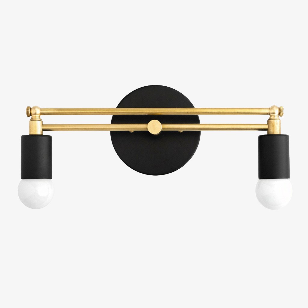 Mobilux Line Modern Vanity Light - Bathroom Wall Fixture in Art Deco Style K1487