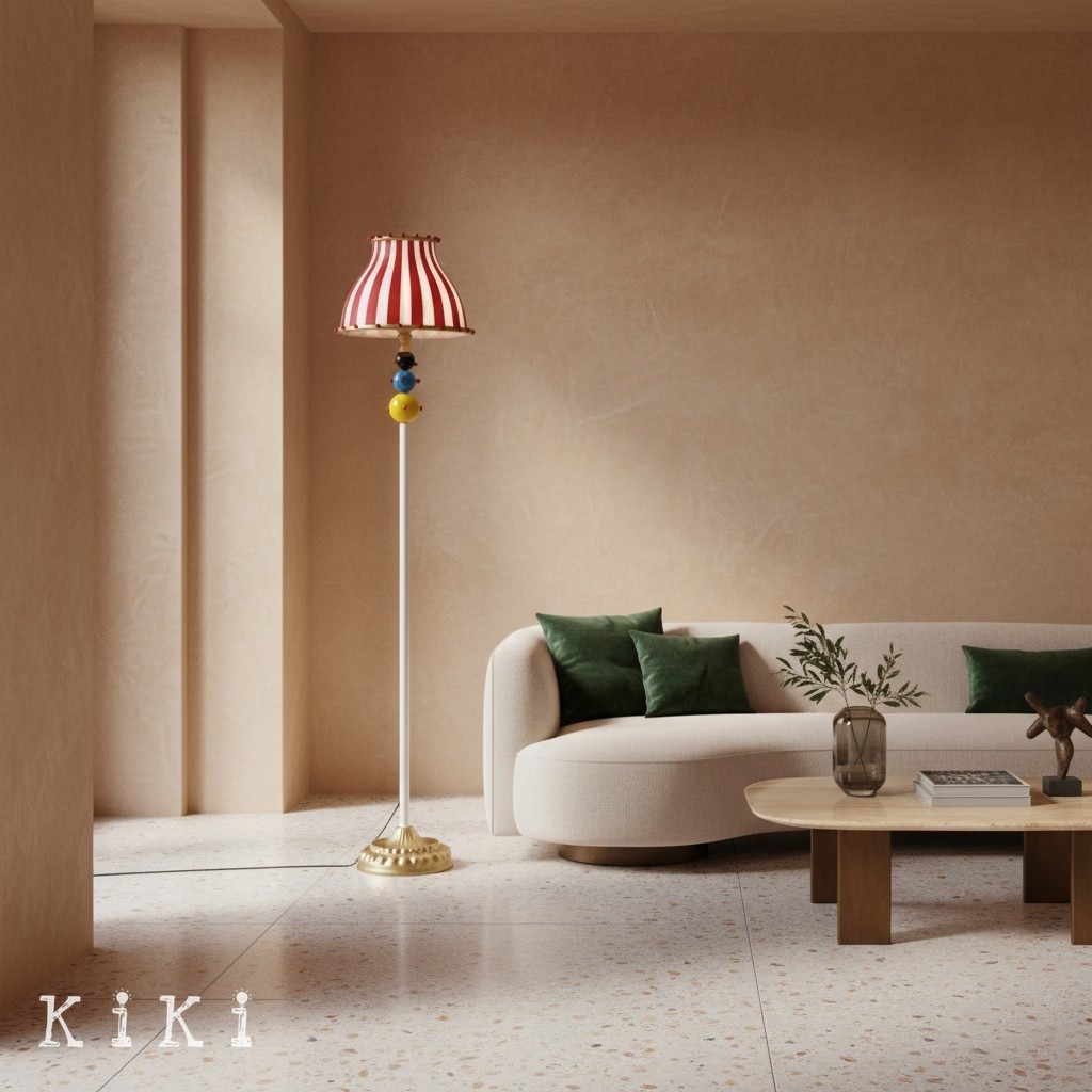 Festilo Modern Curved Floor Lamp with Sculptural Design for Living Rooms K2088