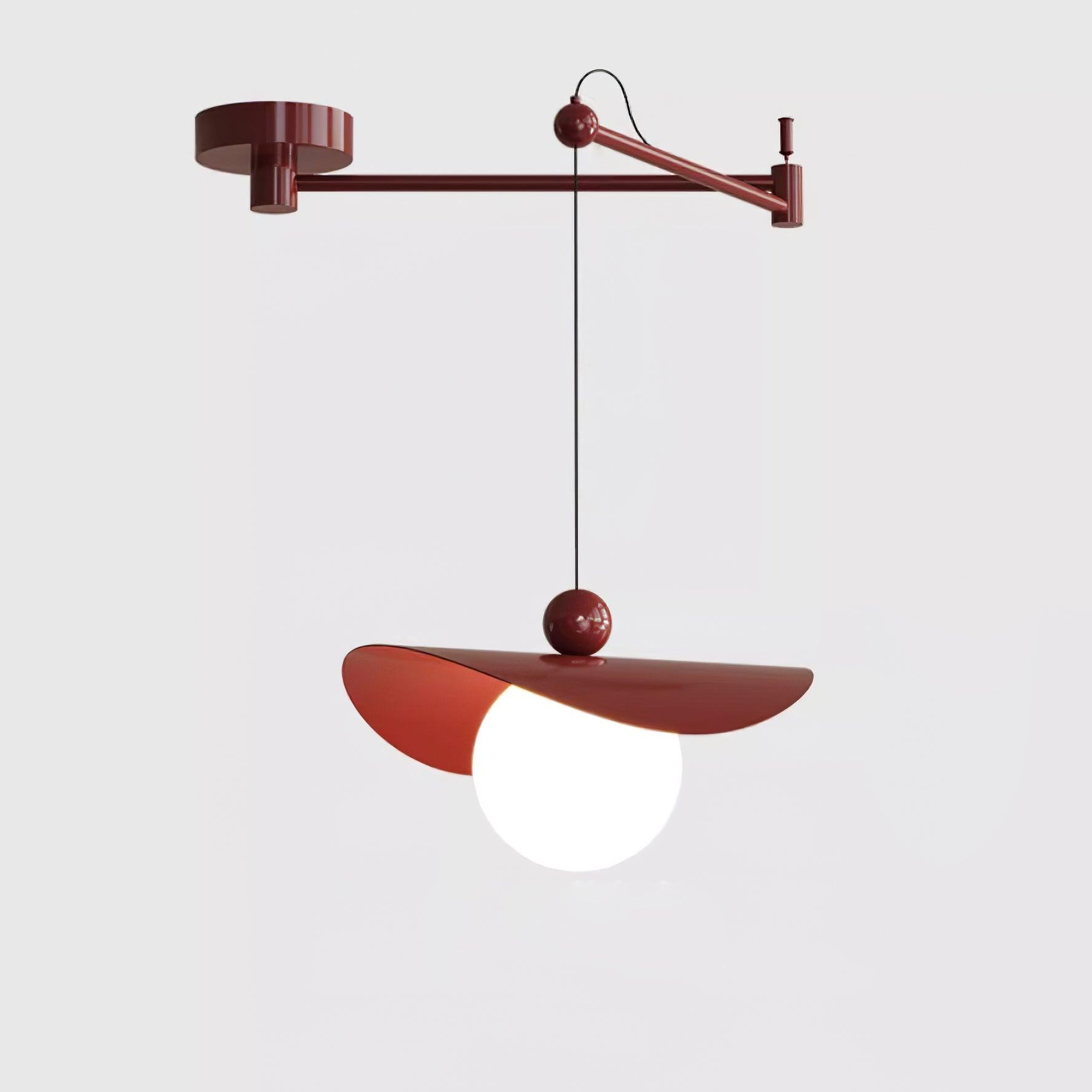 Simple Adjustable Metal Swing Arm Pendant Lamp K826