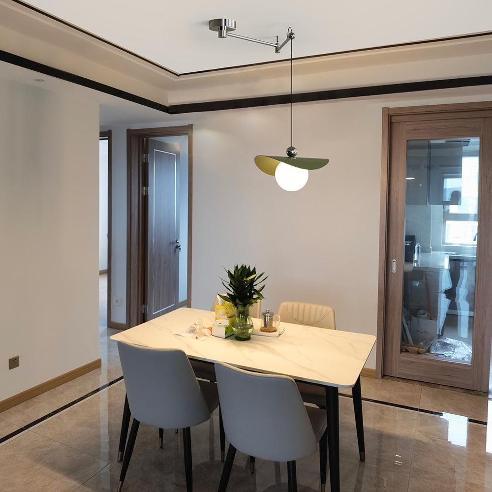 Simple Adjustable Metal Swing Arm Pendant Lamp K826