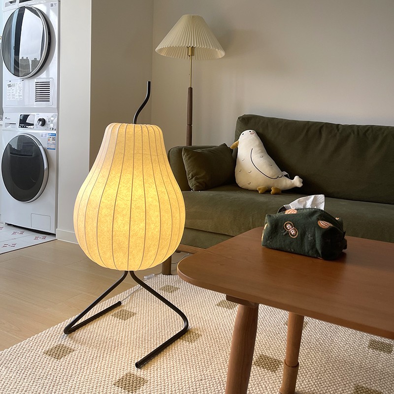 Living Room Decorative Pear Silk Floor Lamp K11