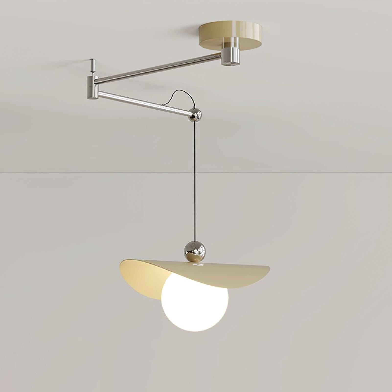Simple Adjustable Metal Swing Arm Pendant Lamp K826