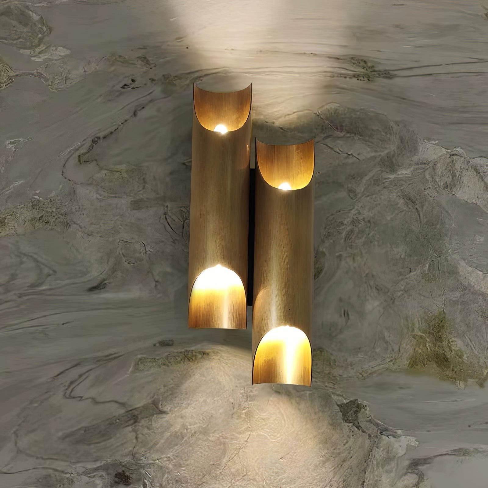Brass Double Tube Wall Lamp K287