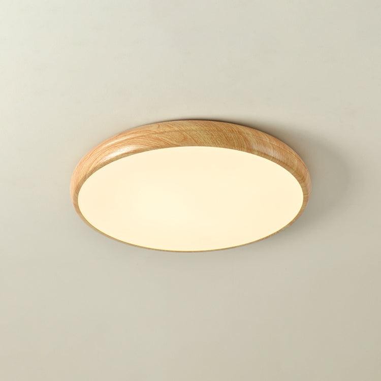 Wood Grain Round Ceiling Lamp K776
