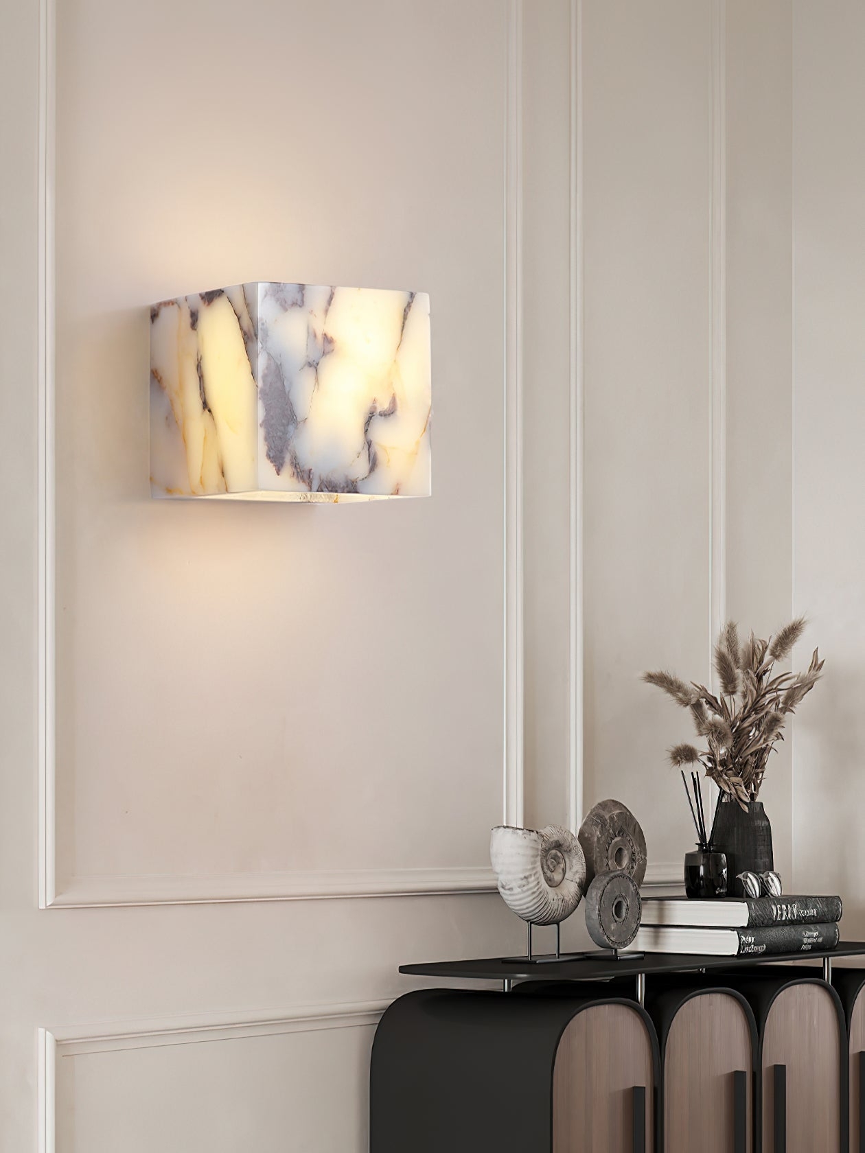 Square Marble Wall Lamp D625