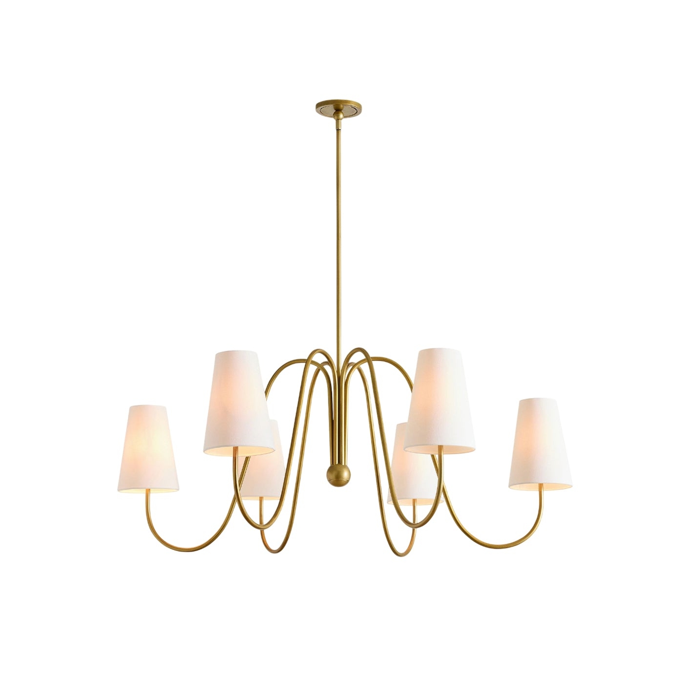 Gianna Curved Chandelier D640