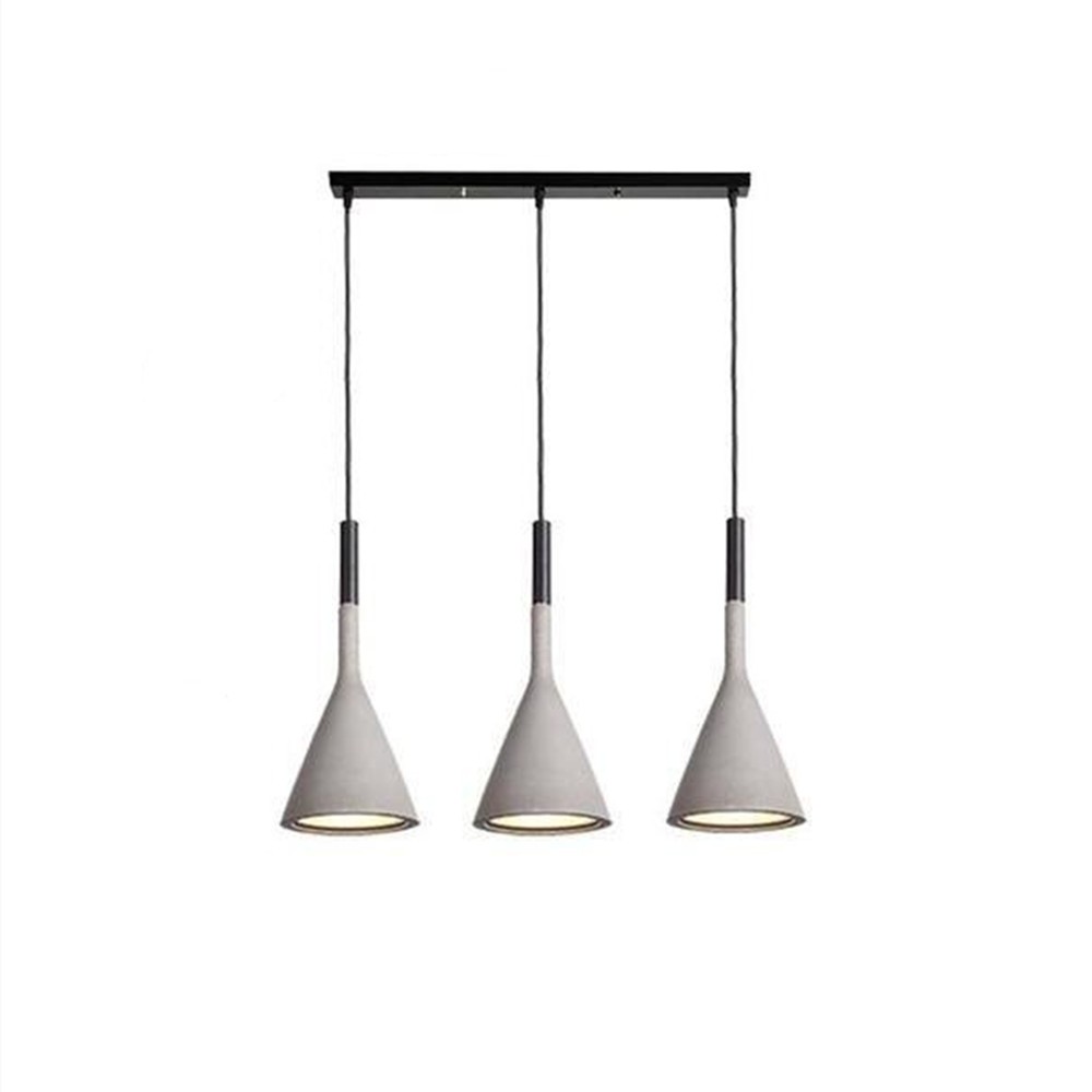 Minimalist Aplomb Pendant Light - Cement Cone Pendant Light for Kitchen Island