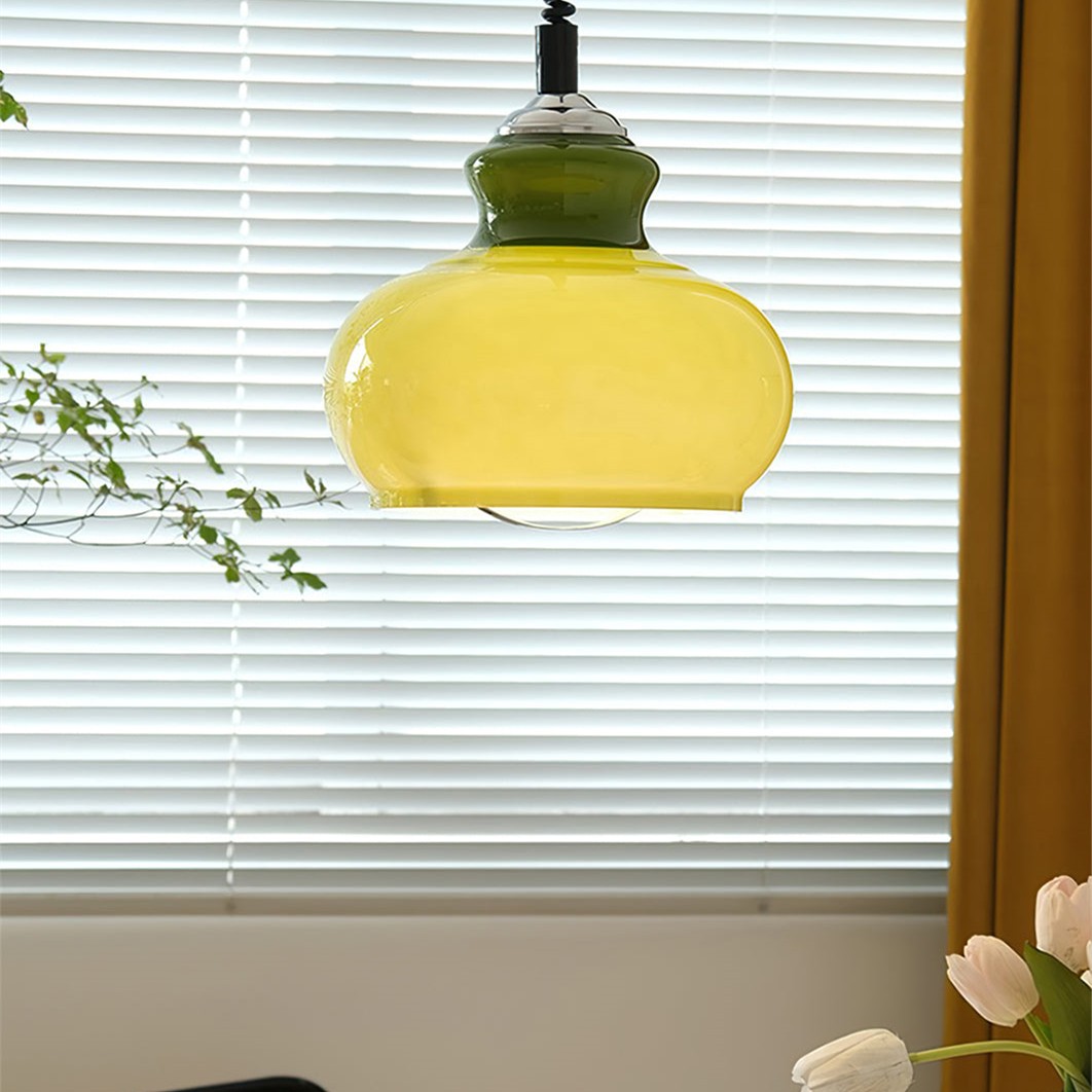 Retro Retractable Bauhaus Glass Pendant Light K198