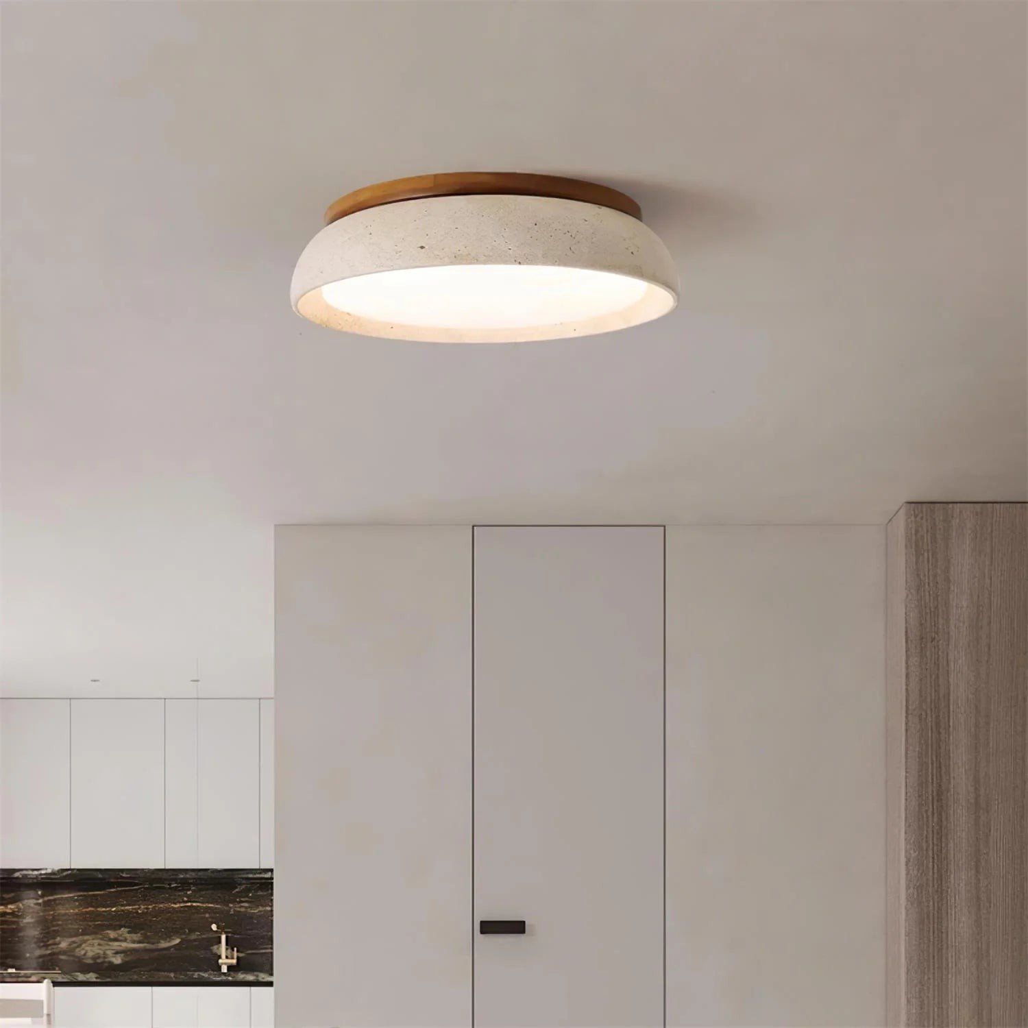 Modern Scandinavian Travertine Ceiling Light K1578