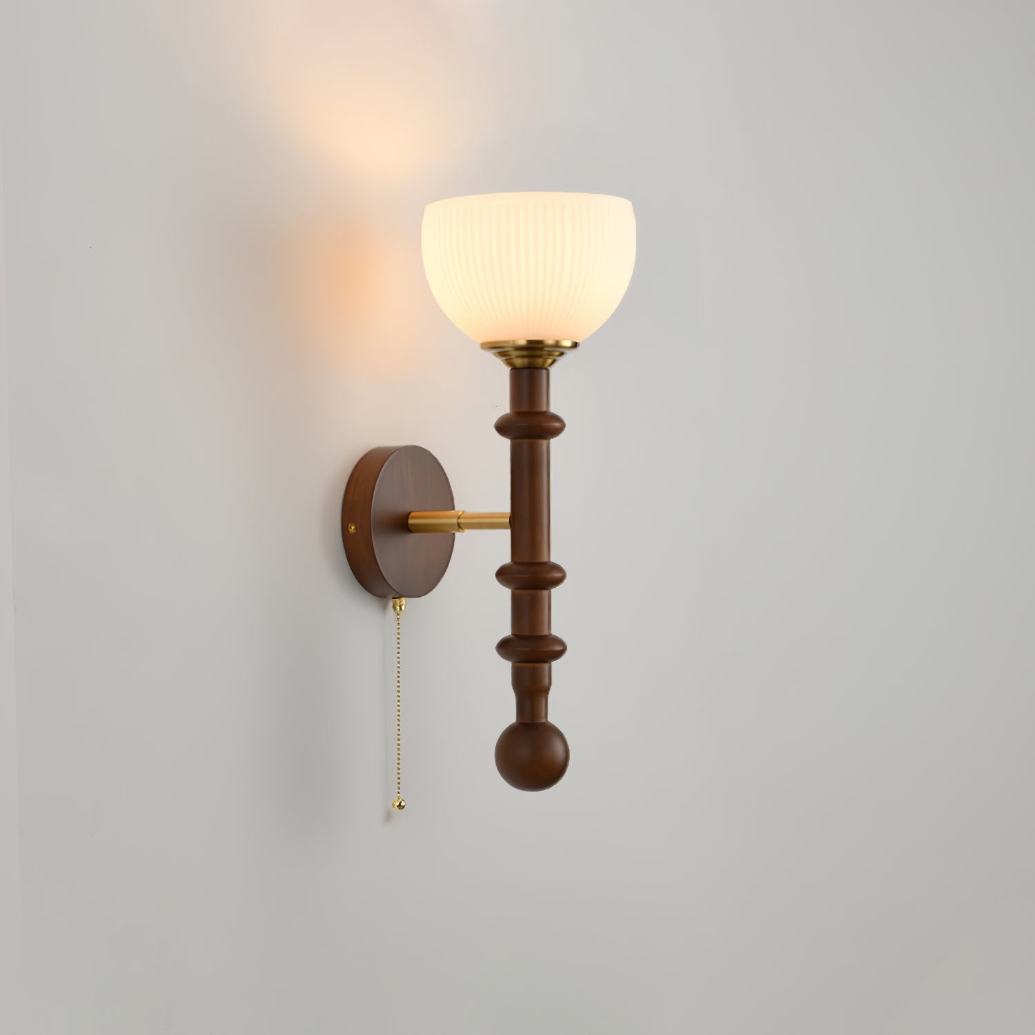Retro Solid Wood Series Wall Lamp K638