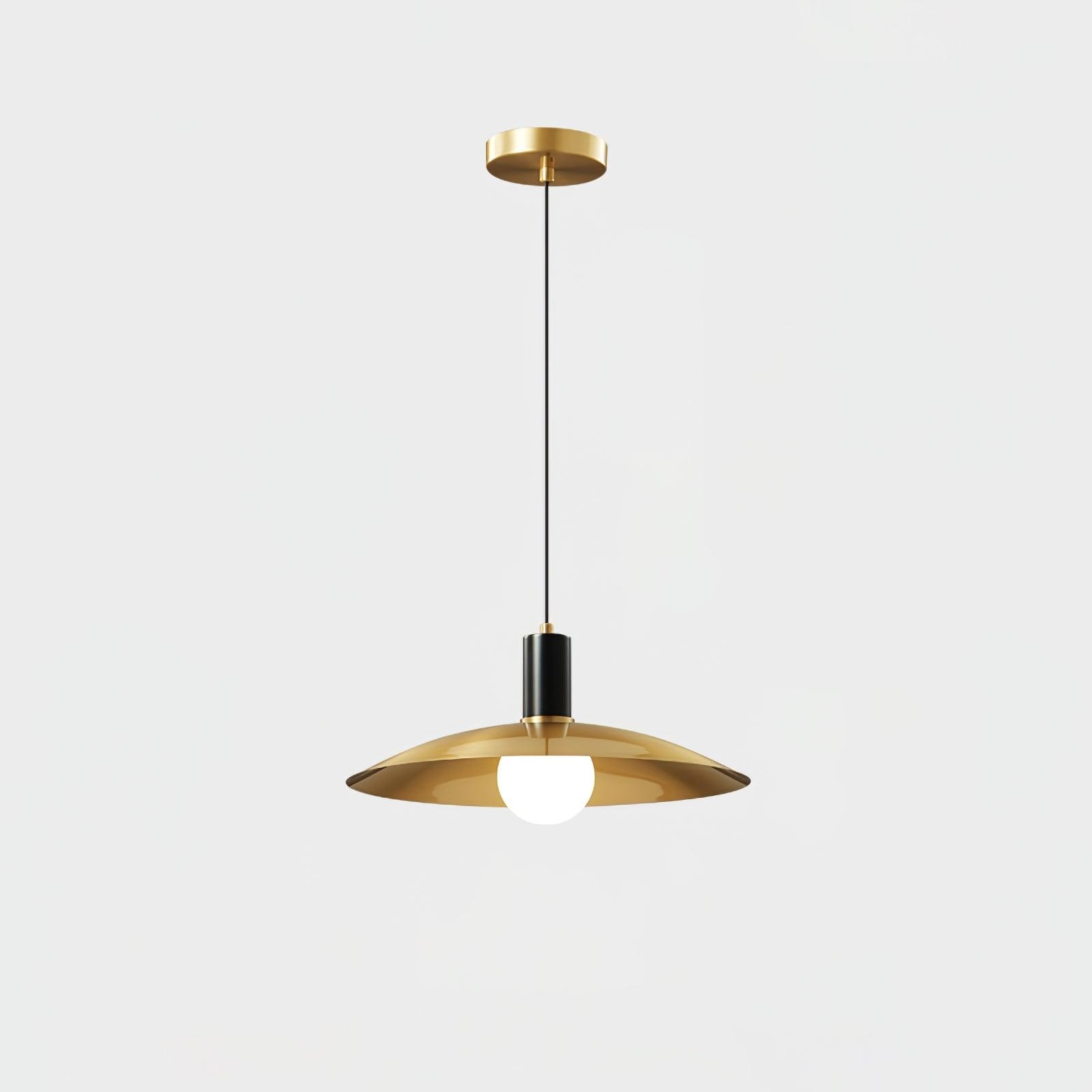 Brass Flared Pendant Lamp K275
