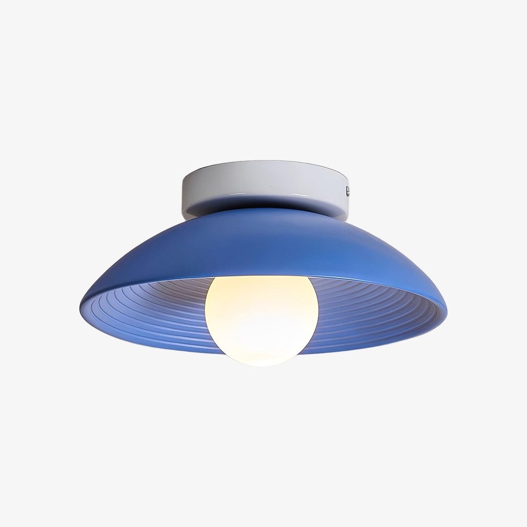 Ovalune Textured Ceiling Lamp - Contemporary Style Lighting for Living Spaces K2104