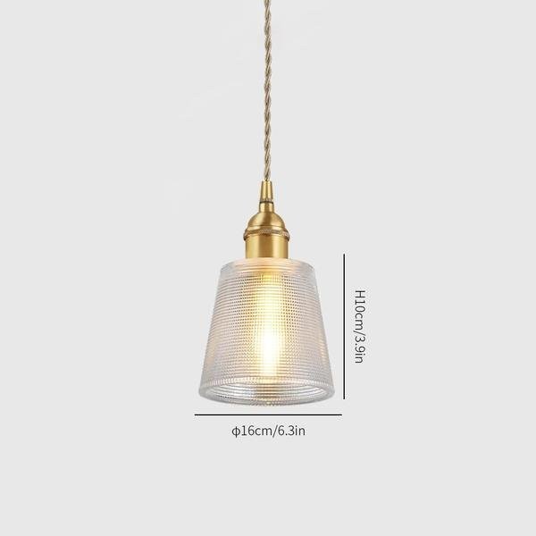 Clear glass pendant lights series