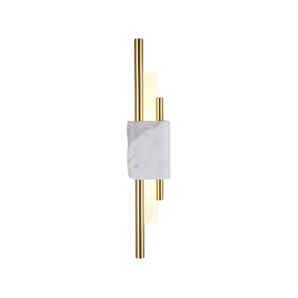 Refined Radiance Marble Accents Wall Light D787