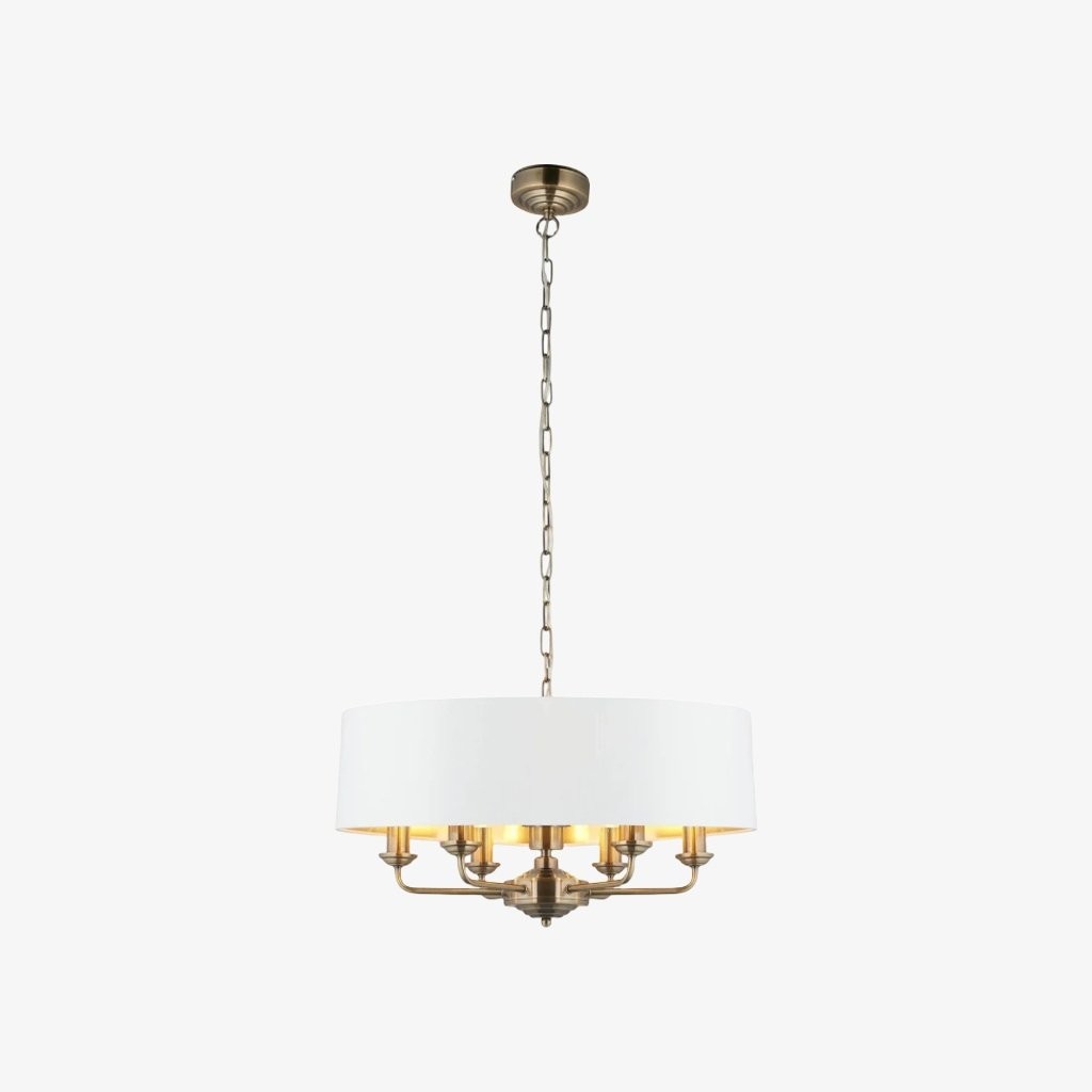 Tela Fabric Shade Pendant Style - Timeless Pendant Light for Dining Table K2216