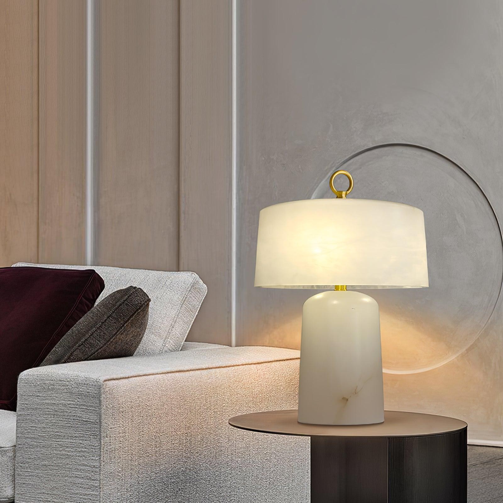 Light Luxury Style Marble Stone Table Lamp K236