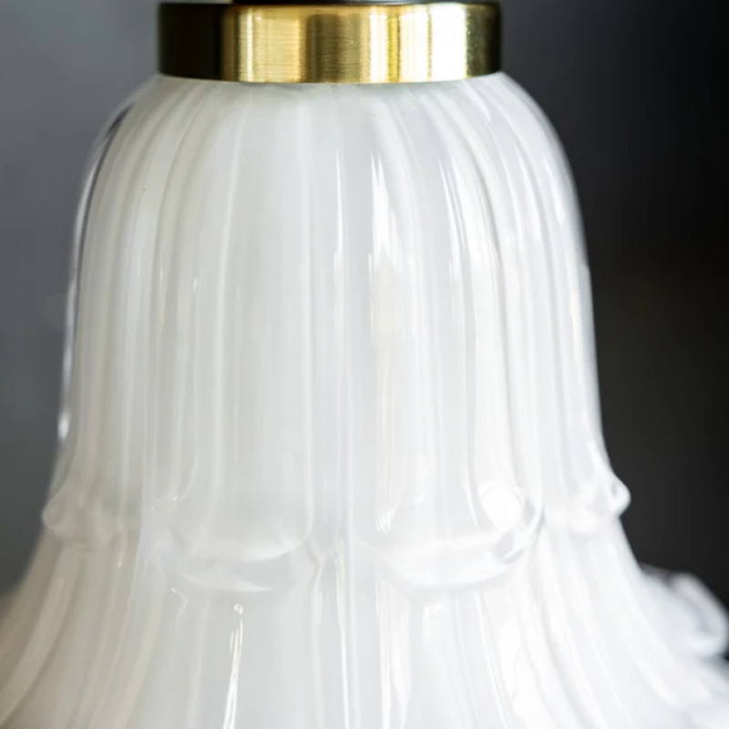 Solmira Classic Glass Pendant Light - Decorative Easy Fit Pendant Lamp for Lounge and Entryway K2322