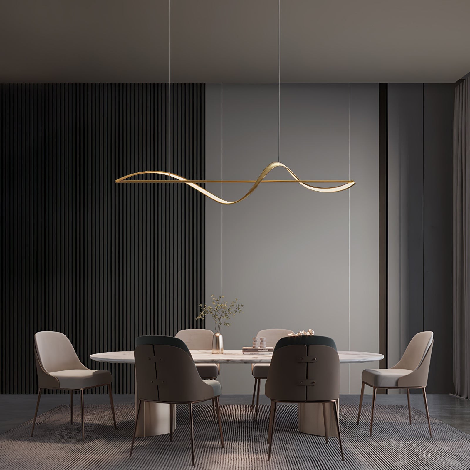 Whisper Linear Island Chandelier K1096