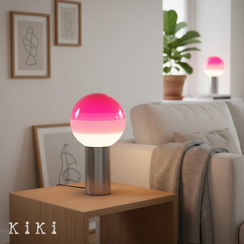 Tintelle Sculptural Glass Modern Table Lamp - Ambient Lighting for Living Room K2109