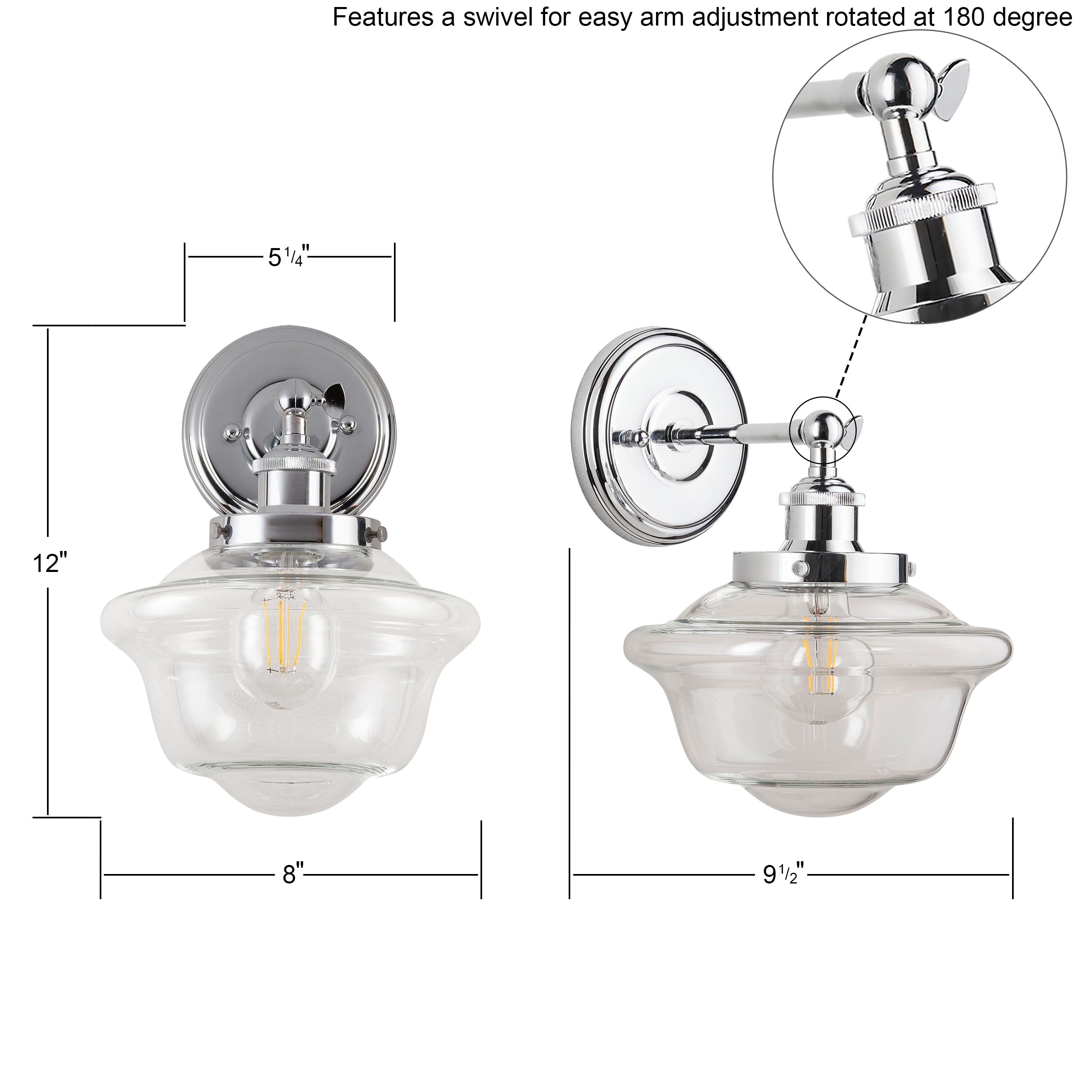 Lavagna Industrial Bathroom Vanity Light K1211