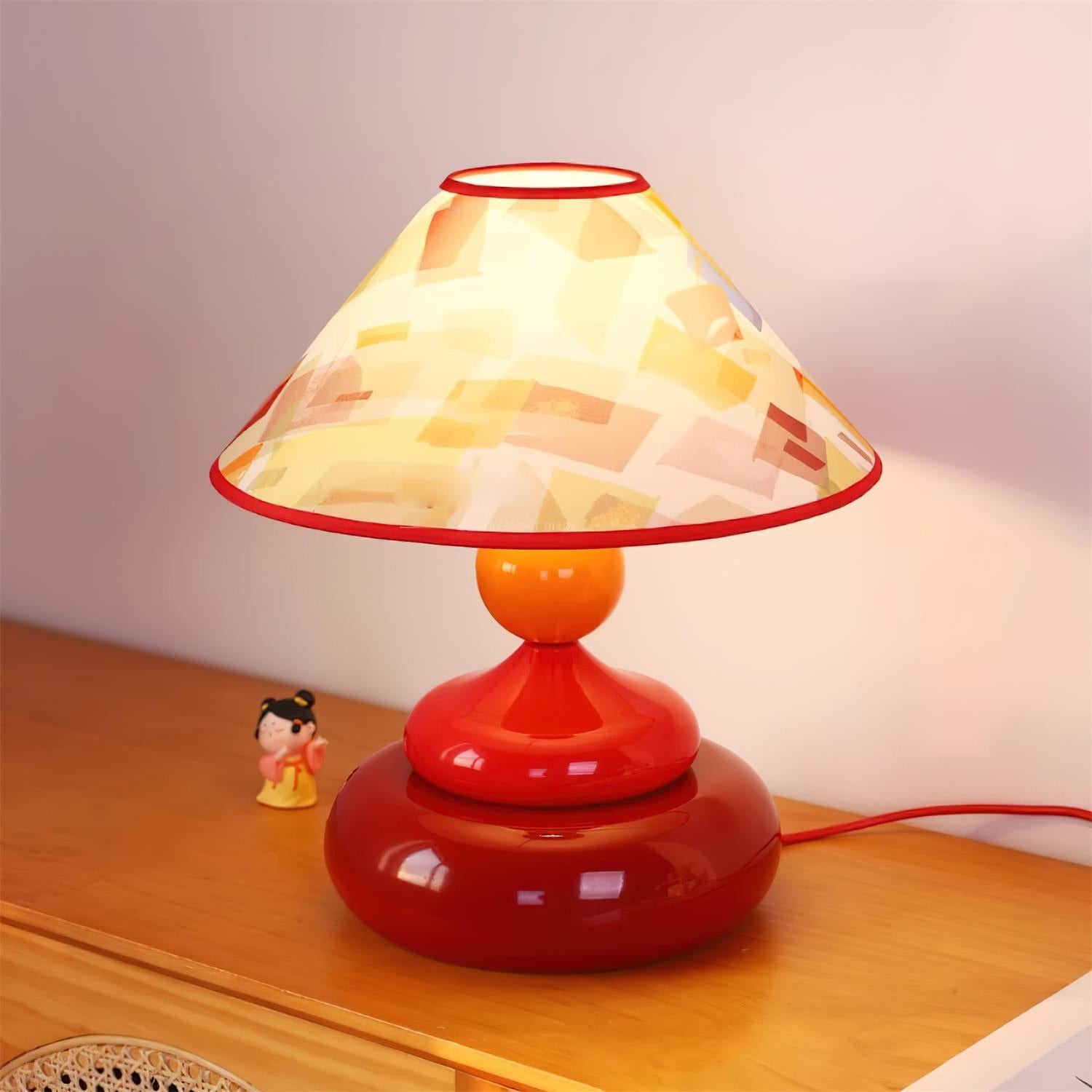 Retro Decorative Colorful Stacked Table Lamp K570