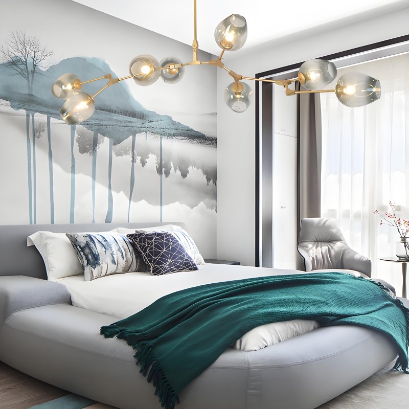 Branching Bubble Chandelier