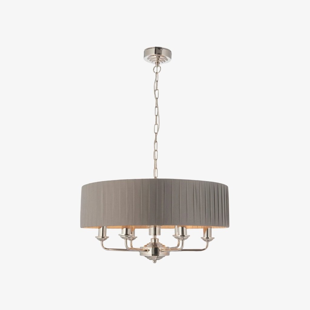 Tela Fabric Shade Pendant Style - Timeless Pendant Light for Dining Table K2216
