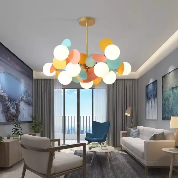 Flower Branch Magic Beans Chandelier