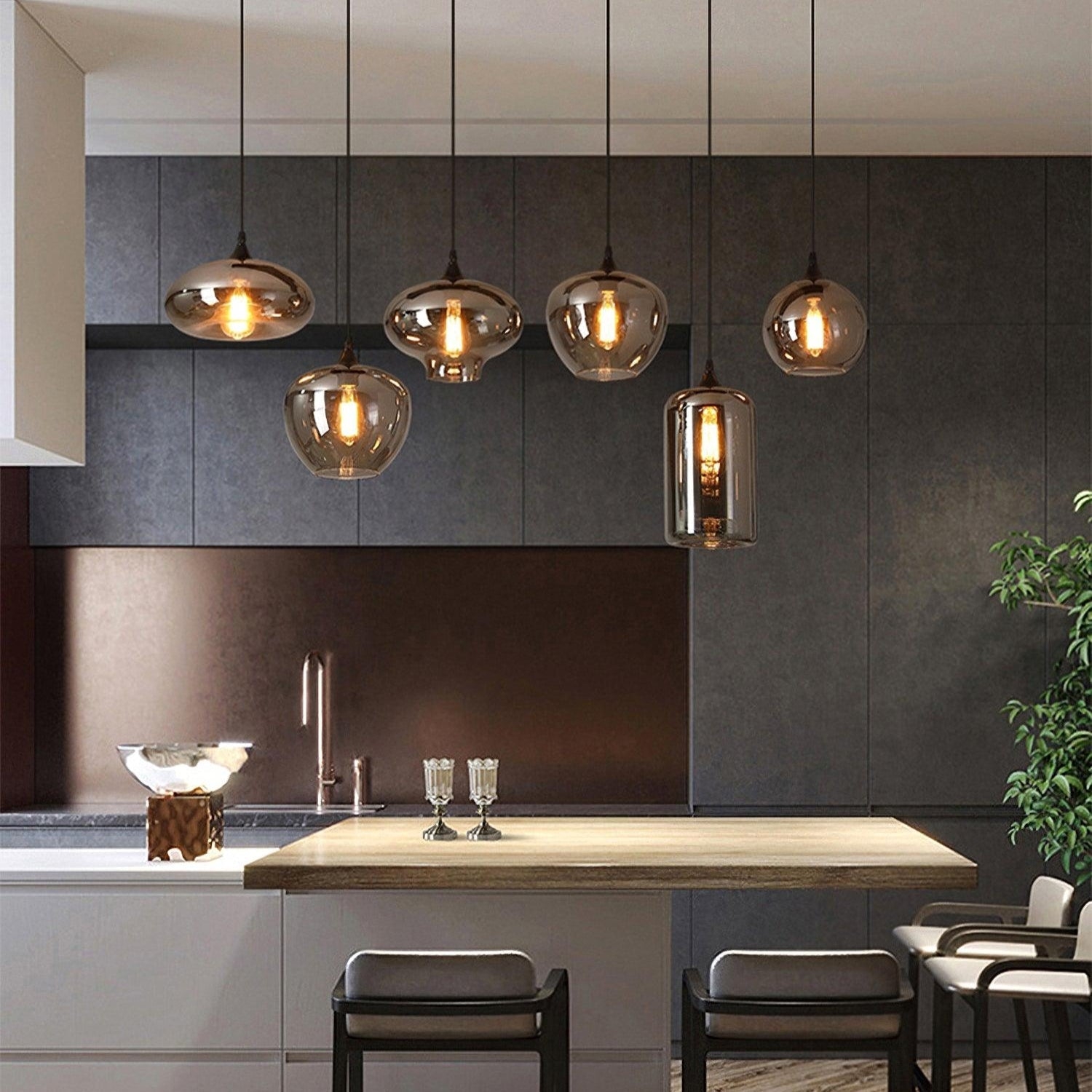 Bottle Pendant Light D363