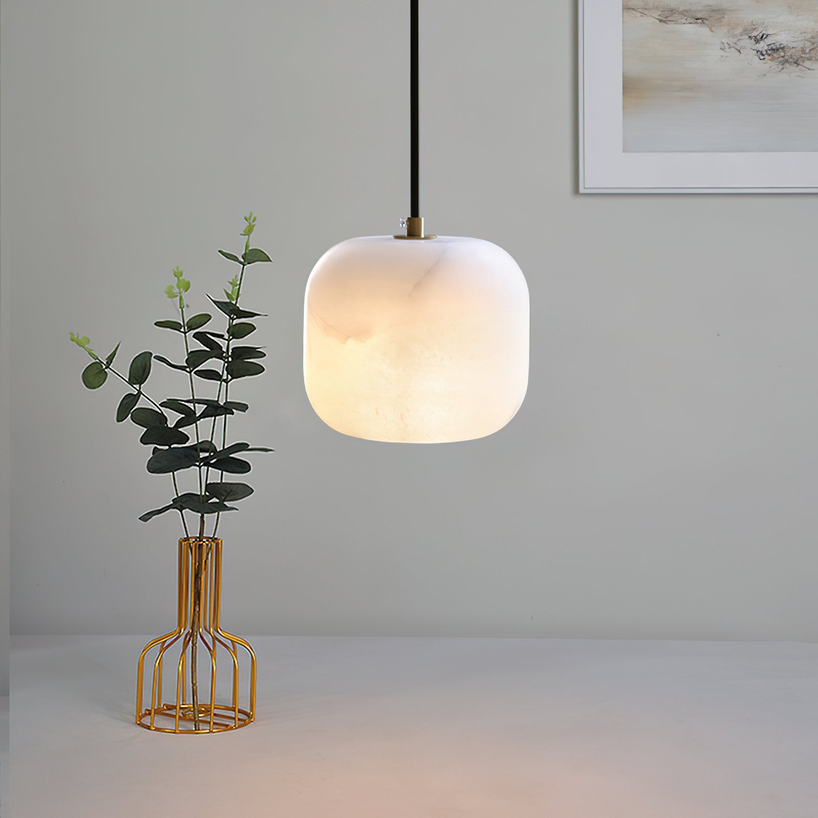 Alabaster Bedside Pendant Light D423