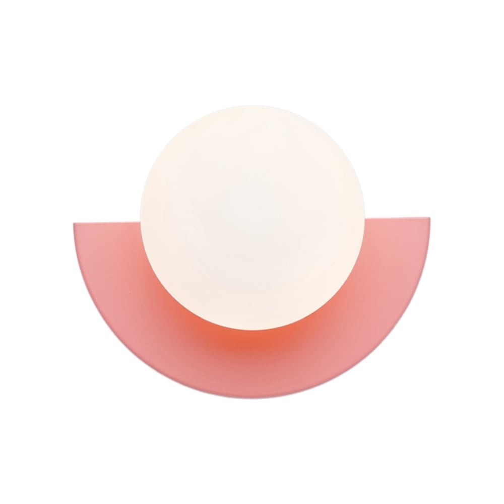 Nordic Candy Glass Orb Wall Lamp - Modern Colorful Sconce for Bedroom and Living Room K167