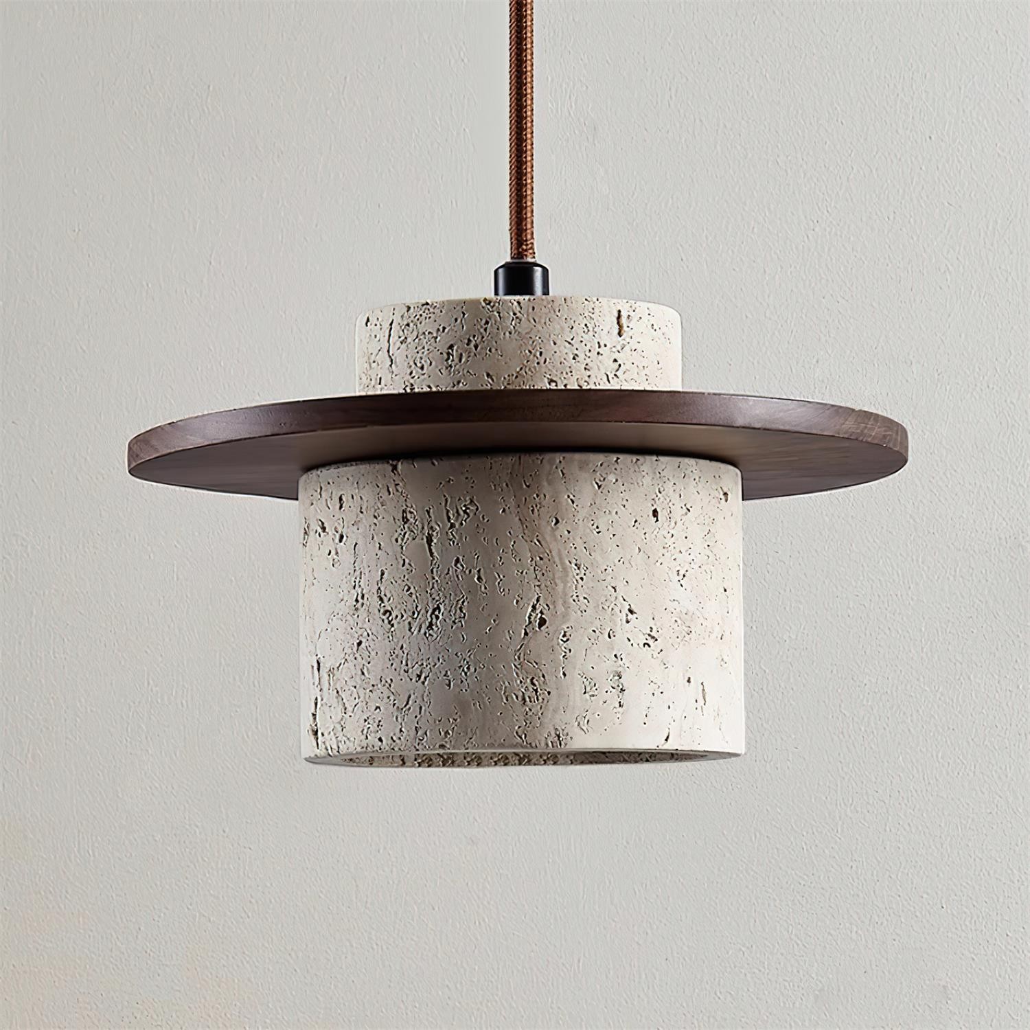 Retro Wabi Sabi Textured Travertine Wall Lamp K825