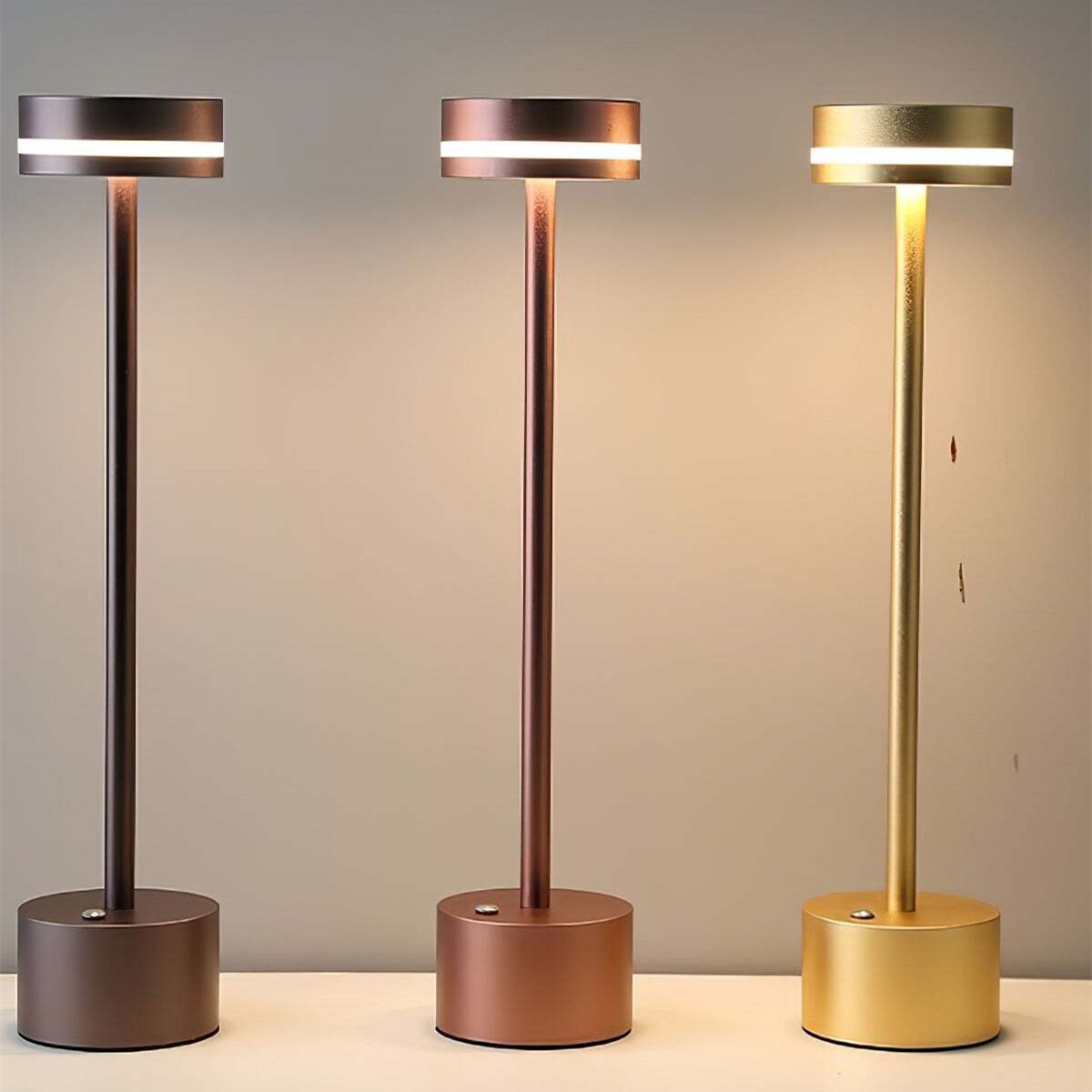Frisbee Portable Touch Cordless LED Desk Lamp K63