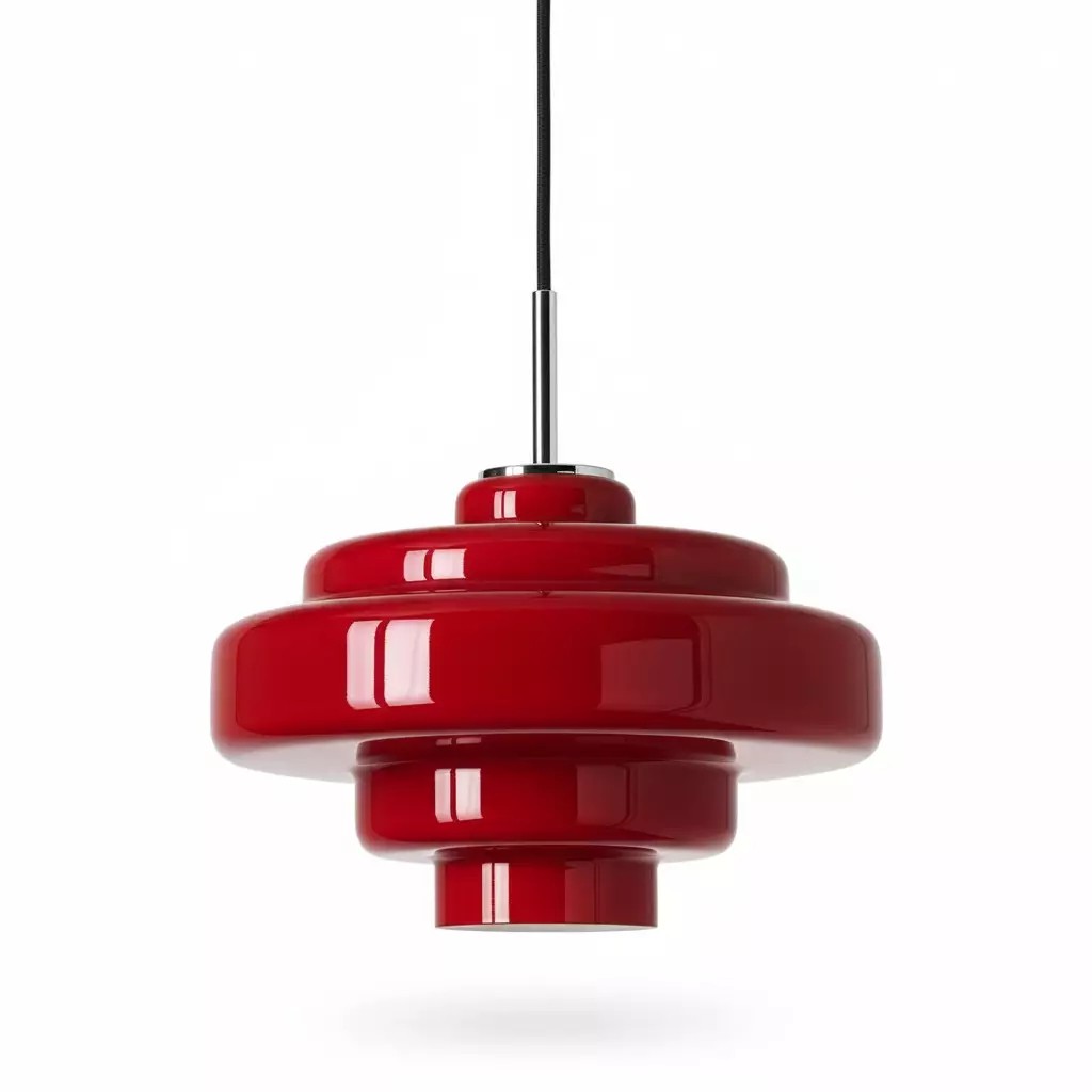 Koloro Bauhaus Glass Pendant Light – Mid-Century Inspired Design for Dining Area or Kitchen K1122