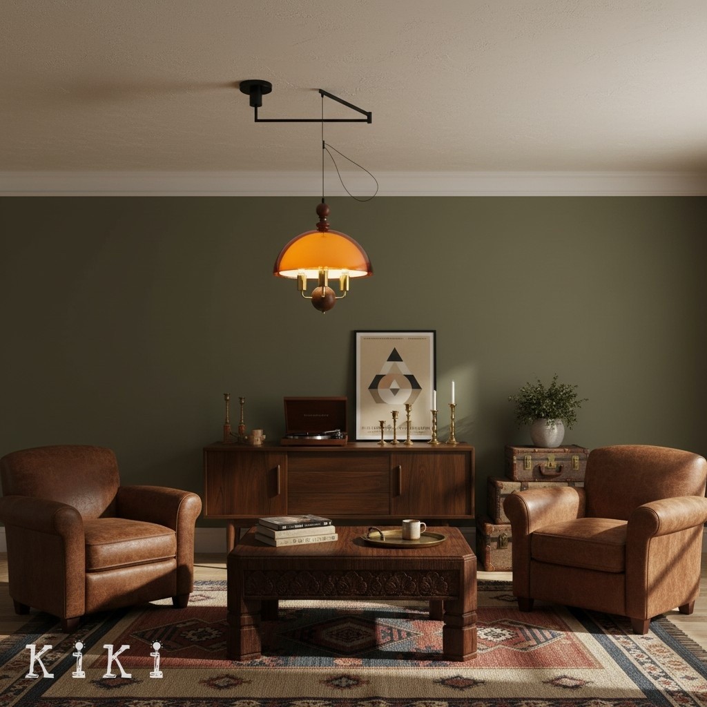 Afterglow Sculptural Sunset Acrylic Pendant Light - Warm Ambient Lighting for Dining Room K2068