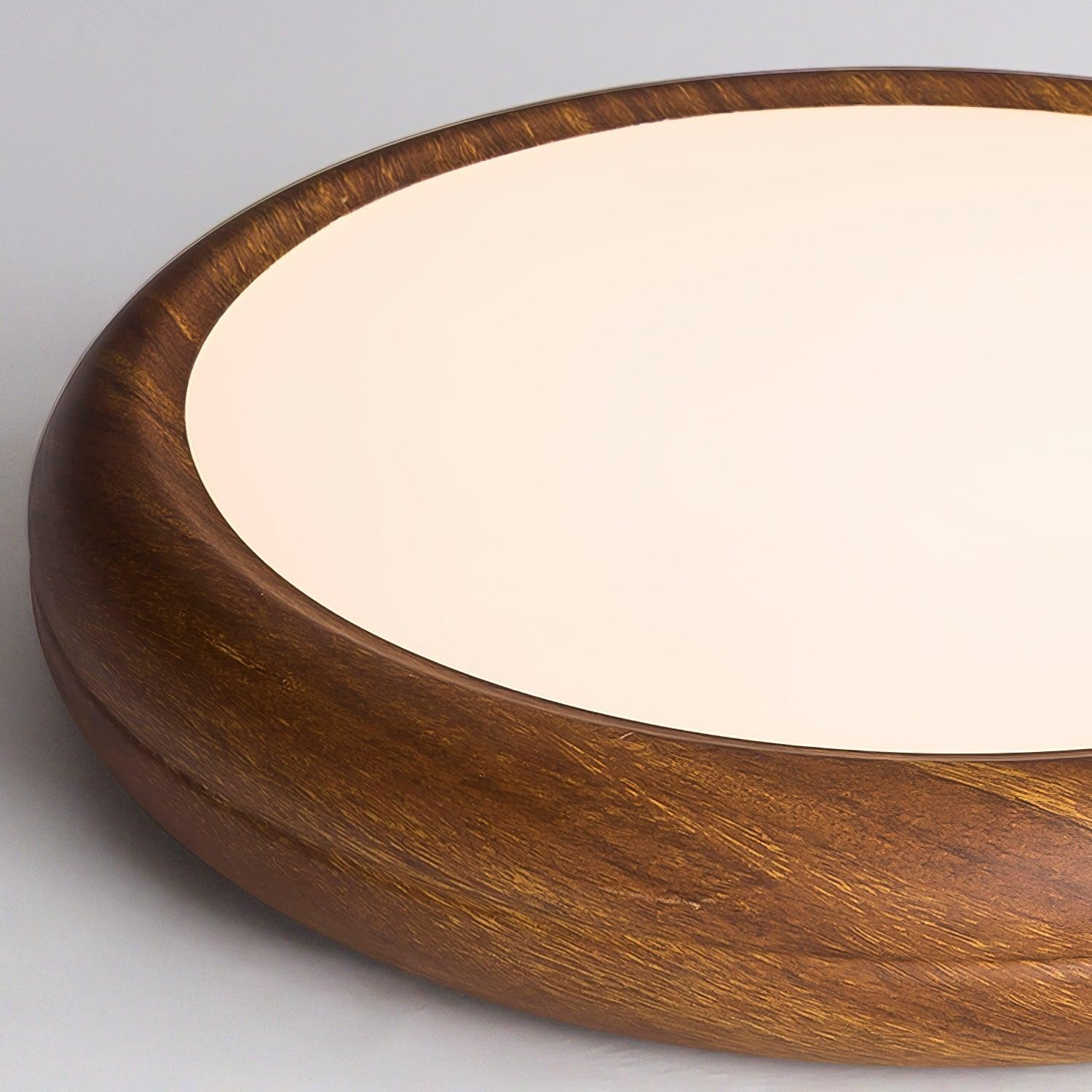 Wood Grain Round Ceiling Lamp K776