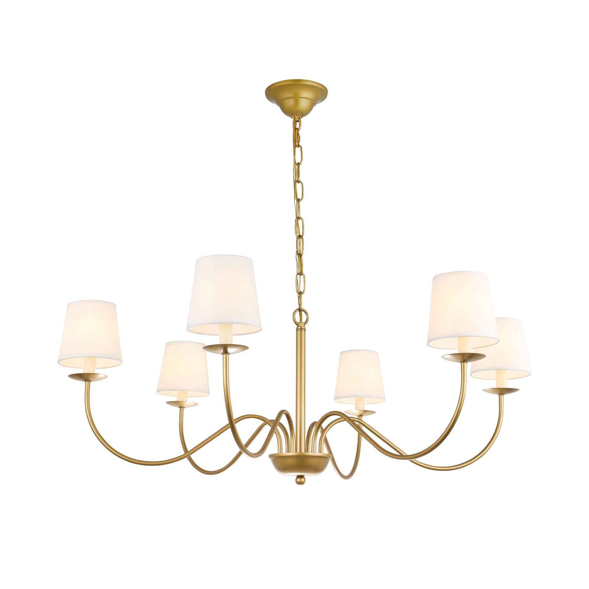 Eclipse Brass Chandelier D512