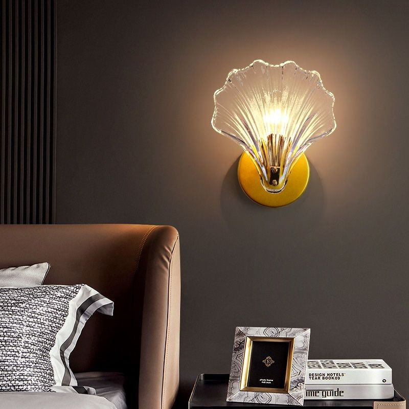Vintage Rustic Shell Indoor Wall Light