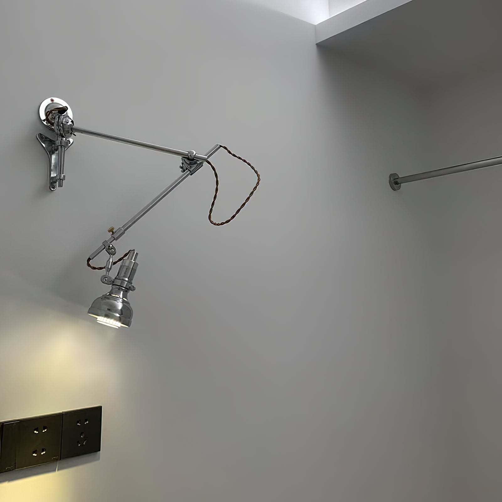 Ralph Rocker Arm Plug-in Wall Lamp D489