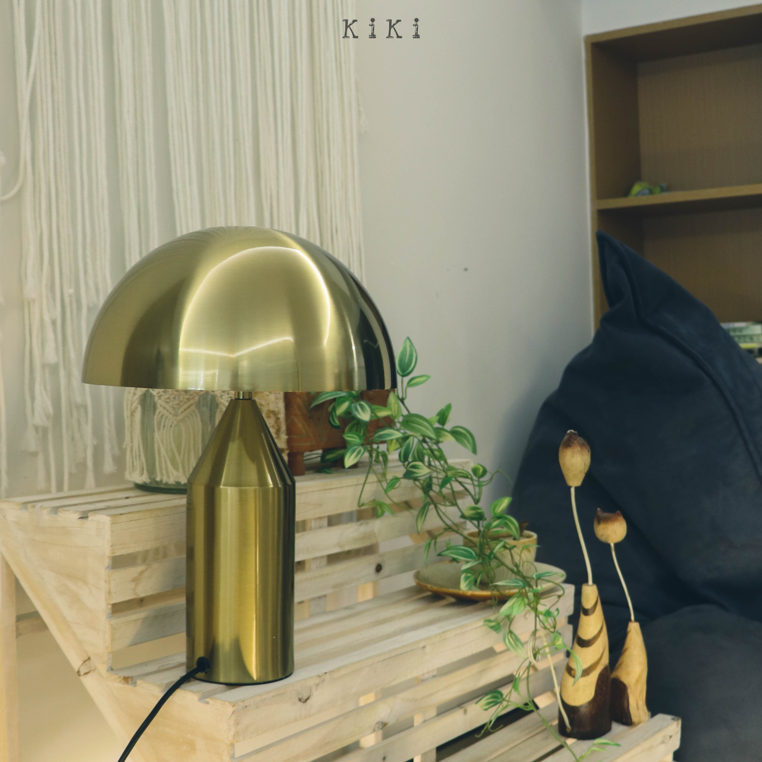 Modern Atollo Table Lamp - Mushroom Metal Table Light for Living Room