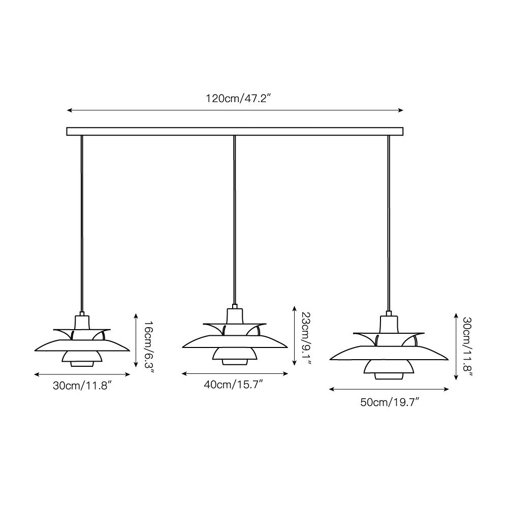 Gold Foil PH Pendant Lamp D762