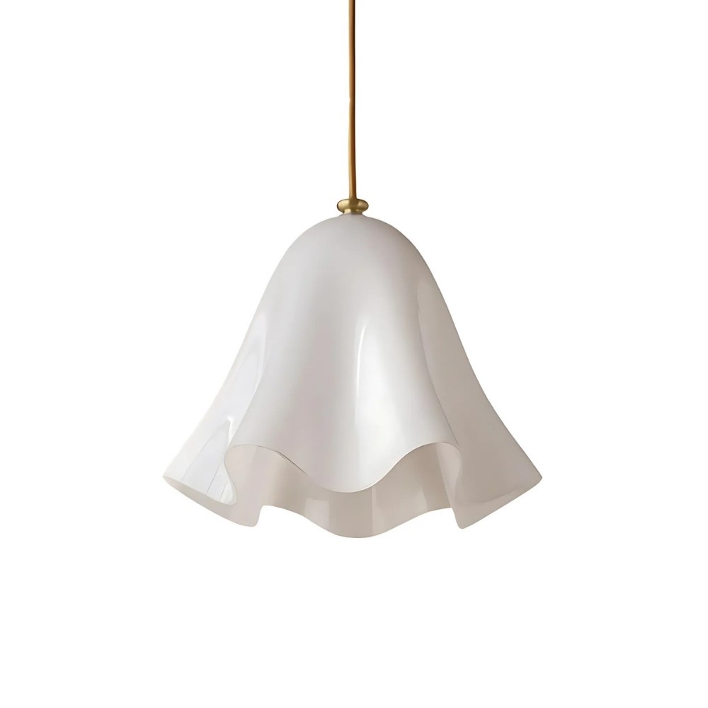 Bellina Vintage Fluted Glass Pendant Light – Mid-century Modern Fazzo  Pendant For Home Decor K897