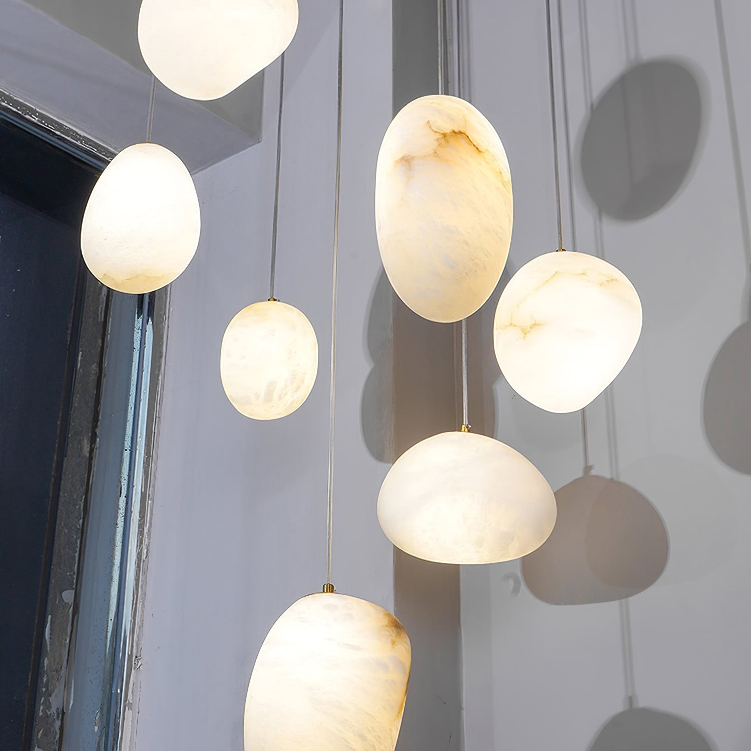 Pebbles Alabaster Pendant Lamp K584