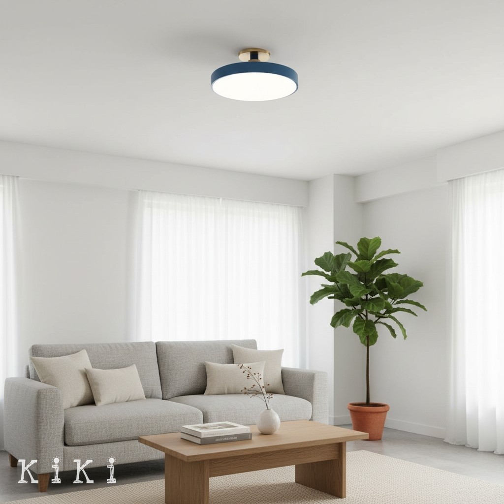 Ceilivon Minimalist Round Ceiling Light for Contemporary Sleek Interior Accent K2094