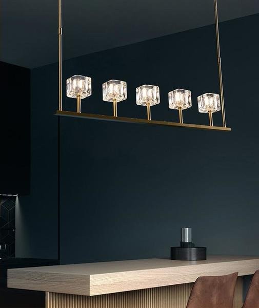 Crystal Round Chandelier/Brass Crystal Series