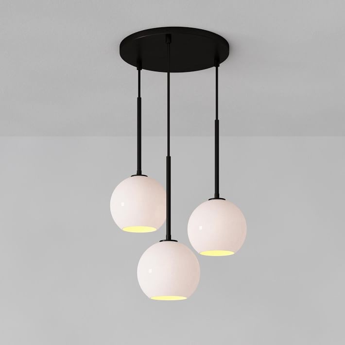 Selvion Minimalist Crystal Chandelier - Handcrafted Glass Sculptural Lighting Fixture K1220